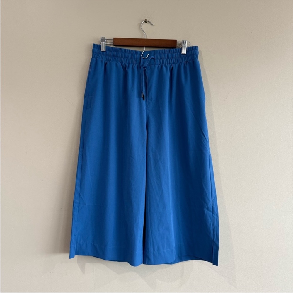 NWT Blue Cropped Track Pants - Picture 8 of 8